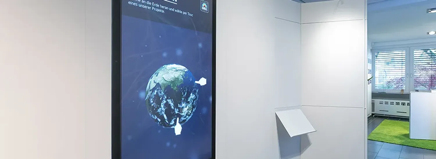 Mila-wall Display: Interaktive Medienwände